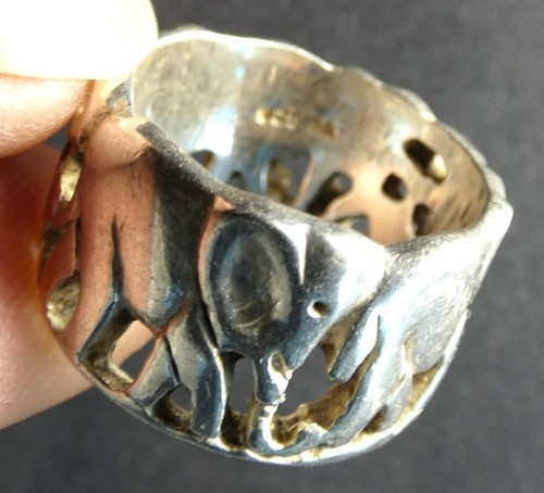 Vintage chunky marked sterling
