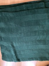 Dunelm Blanket or Throw in  Green.