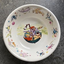 Vintage 1988 Rupert Bear Wedgwood China Cereal Bowl Dish
