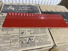 RIBESALBES CERAMICA Red glossy glazed 10cm x 30cm Wall Tiles
