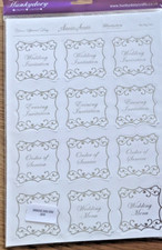 Wedding toppers white silver Hunkydory Adorable Scorable Special Big Day 500+