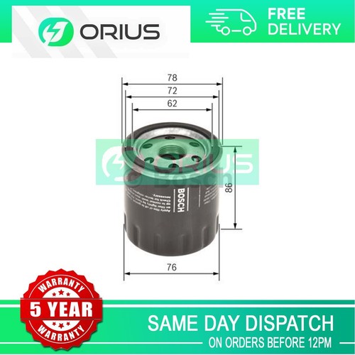 Oil filter orius fits ford - fits,