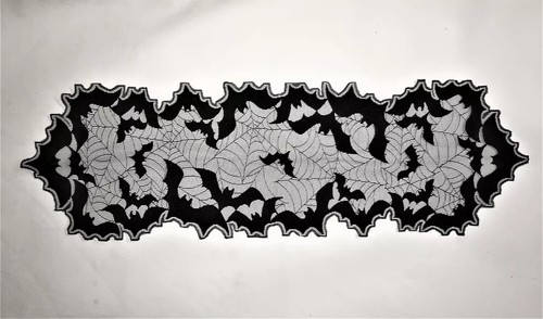 Lace table runner - x,