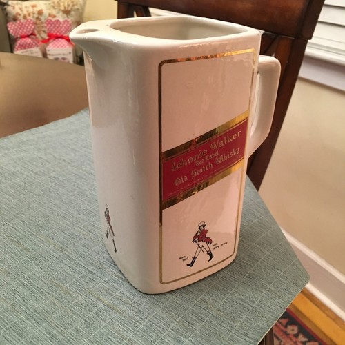 Vtg johnnie walker pitcher red - pitcher,