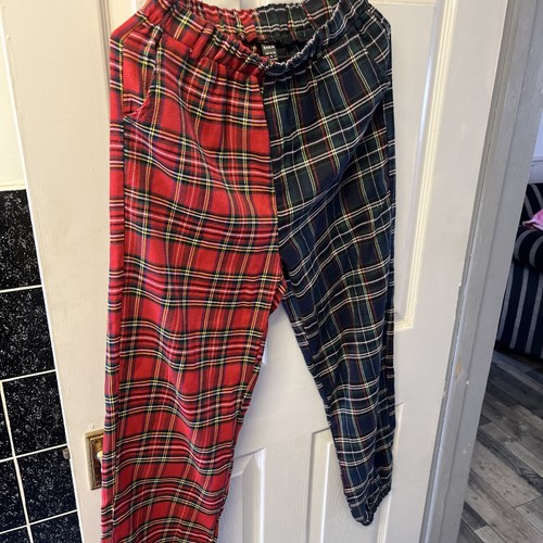 Two tone tartan elasticated - two,