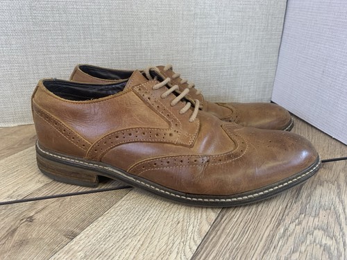 Clarks tan brown brogues - tan,