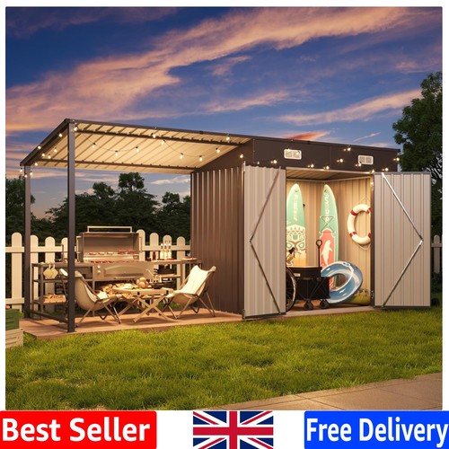 4ft metal storage shed with - 6×4ft,