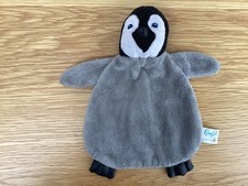 Vintage Comfort Happy Feet Penguin Baby Soft Toy Blankie Doudou Comforter