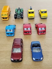 9x Siku Vehicles, Cars, Artic Tractors, Dust Cart, Tractor & Breakdown Truck