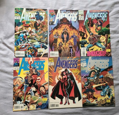 Avengers 370 375 set - avengers, 370-375