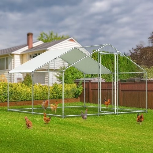 Large metal chicken - metal, run