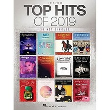 Top Hits of 2019: Easy Piano Songbook Book The Cheap Fast Free Post