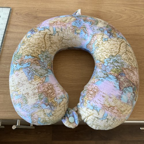 World map velour covered - map,