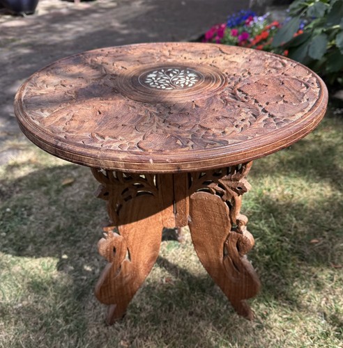 Small indian hand carved - small,