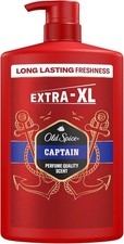 Old Spice Captain 3-in-1 Shower Gel & Shampoo Body Hair Face Wash 1000ml