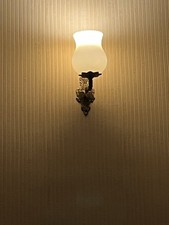 Vintage Wall Lights X 2 Brass