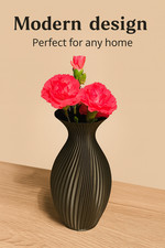 3D Printed Spiral Swirl Vase