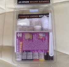 Black - Sofa Car Leather Touch up Repair Kit damaged scratched leather