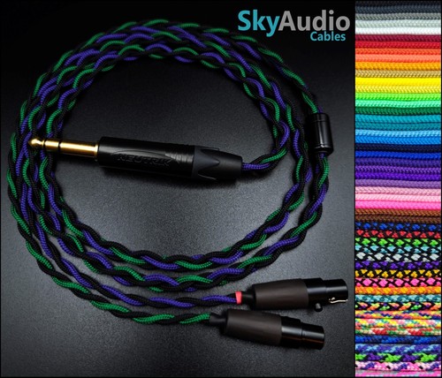Custom headphone cable dual - -,
