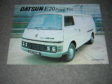 DATSUN E20 PANEL VAN SALES