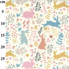 Polycotton fabric easter - fabric,