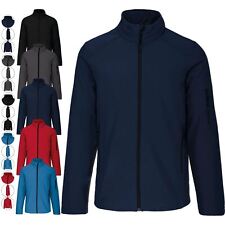 Mens Water Resistant Soft Shell Fleece Lined Windproof Outdoor Work Jacket