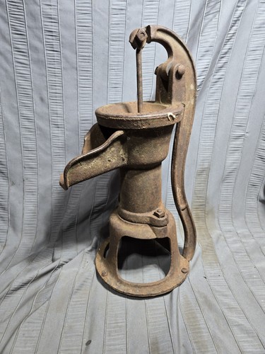 Vintage cast iron ward - , pump