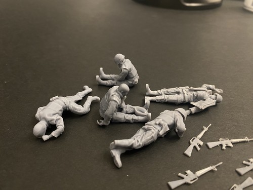 Vietnam war us soldiers - 1/35,