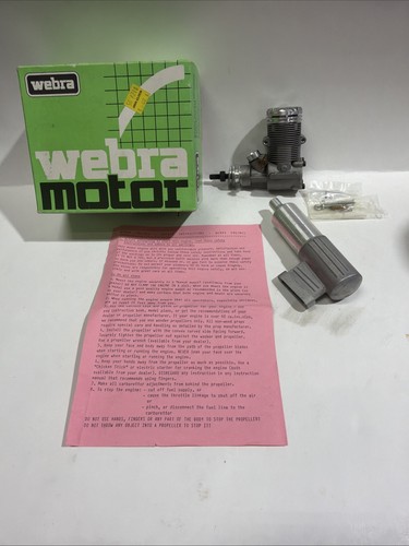 Webra airplane engine - webra, rc