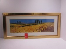 John Horsewell Yellow Fields in Tuscany Framed Print   CT