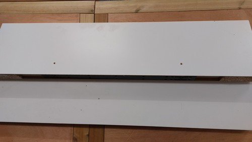 White ikea wooden floating - wooden,