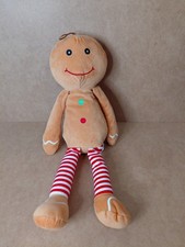 Oakes Leisure Gingerbread Man Soft Plush Toy Teddy, Christmas, Xmas