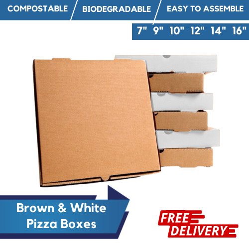 Takeaway pizza boxes - /, postal
