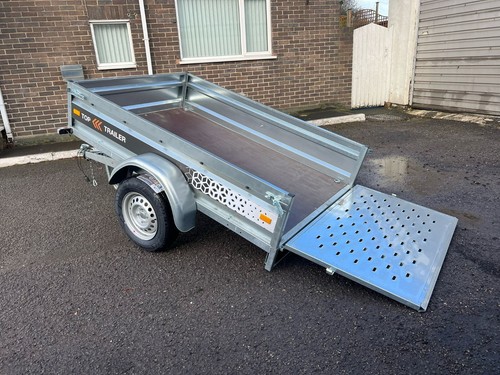Trailer with ramp 202cm - ramp, x