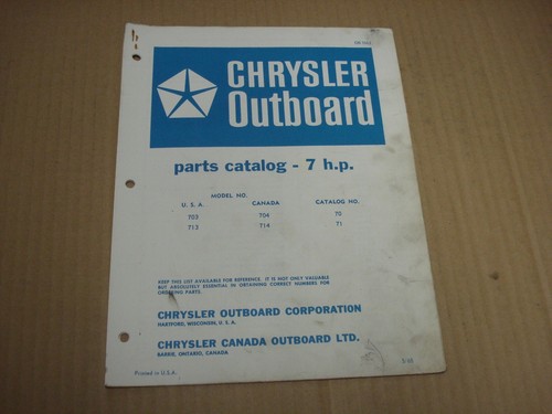 1968 chrysler outboard - 1968,