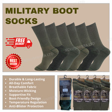 6- 12 Pairs Mens Army Military