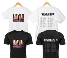 Lewis Capaldi 2025 World Tour T-Shirt Concert Tee Unisex Fan Merch Top