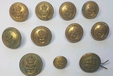 11 x Royal Navy WW2 Buttons