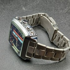 Steve McQueen Monaco Sports Watch Silver Stainless Steel WRDC-EP