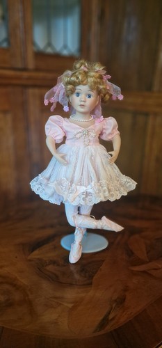 Ballerina porcelain doll - ballerina,