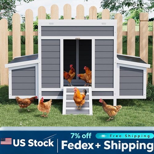 Wooden chicken coop inch - coop, 55