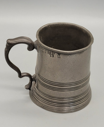 Late victorian pewter pint - late,