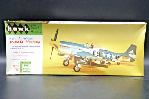 Hawk 51d mustang model - 1:48,