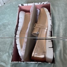 Moda in Pelle Francie Leather Loafer Rose Gold size 8 NEW BOXED RRP £87