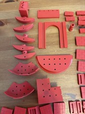 BAYKO CONSTRUCTION RED PARTS AND SPARES 67 Ind Parts Spares