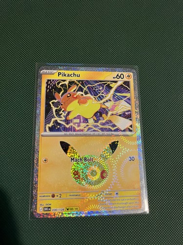 Pokémon tcg pikachu 30th - tcg,