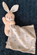 Kaloo Bunny Comforter Blankie Blue Green Orange Floral Lapin Doudou