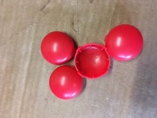 Little Tikes Cozy Coupe Spare Parts Centre Caps Red X 4