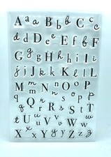Alphabet Stamps 3 Fonts Clear