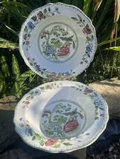 Pair of Vintage E. WEDGWOOD, 'DAVENPORT' 9.25'' Salad Serving Bowls (Rim Chip)